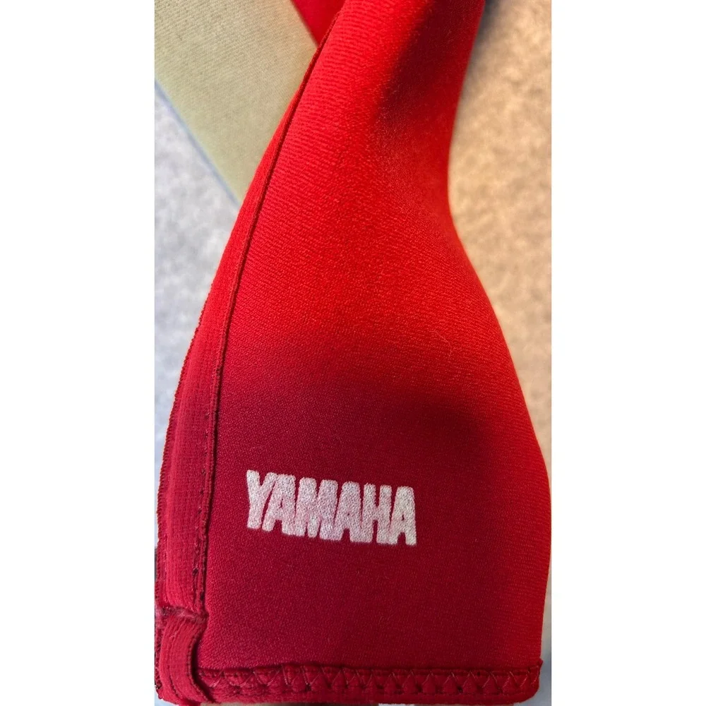 Yamaha Wetsuit Mens XL Blue Red Vintage Colorblock Neoprene Full Suit Retro Moto